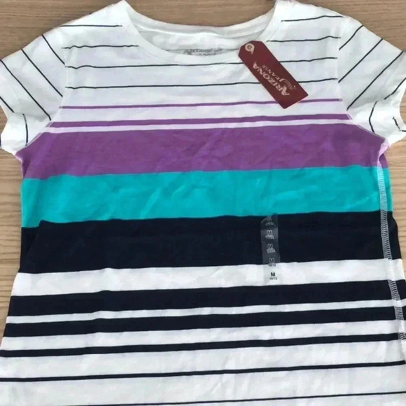💥🆕Arizona Girl Stripped Tee M🆕 - Picture 2 of 4